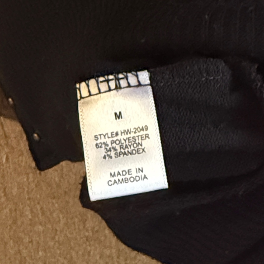 Zenana Snap-Up Black Cardigan size medium - Picture 6 of 6